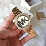 Michael Kors Women's Parker Watch MK5784, Gold-Tone, Crystal Pavé. - Image 10