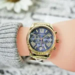 Michael Kors Women's Lexington Watch MK6206,Deep Blue Dial . - Image 8