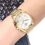 ⁦ساعة مايكل كورس حريمي MK6266 "برادشو" (Bradshaw)،  ميناء ابيض.⁩ - الصورة ⁦10⁩