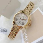 Michael Kors Women's Bradshaw Watch MK6267, Opulent White Dial. - Image 9