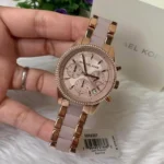 ⁦ساعة مايكل كورس حريمي MK6307 "ريتز" (Ritz)، بلون نحاسي.⁩ - الصورة ⁦7⁩