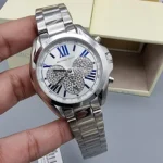 Michael Kors Women's Bradshaw Watch MK6320, Dazzling All-Silver. - Image 9