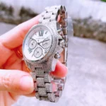 Michael Kors Women's Bradshaw Watch MK6454, Dazzling All-Silver. - Image 9
