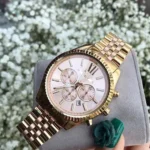 Michael Kors Women's Lexington Watch MK6473, Chic Two-Tone Rose Gold. - Image 7