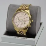 Michael Kors Women's Lexington Watch MK6473, Chic Two-Tone Rose Gold. - Image 8