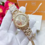Michael Kors Women's Bradshaw Watch MK6494, Dazzling All-Gold. - Image 6