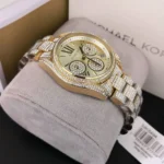 Michael Kors Women's Bradshaw Watch MK6494, Dazzling All-Gold. - Image 8