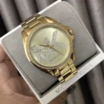 Michael Kors Women's Bradshaw Watch MK6555, Dazzling All-Gold. - Image 8