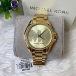 Michael Kors Women's Bradshaw Watch MK6555, Dazzling All-Gold. - Image 9