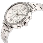 Michael Kors Women's Sofie Watch MK6575, Elegant All-Silver. - Image 3