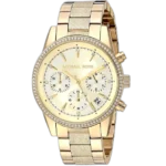 Michael Kors Women's Ritz Watch MK6597, Dazzling All-Gold. - Image 2