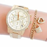 Michael Kors Women's Ritz Watch MK6597, Dazzling All-Gold. - Image 5