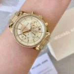 Michael Kors Women's Ritz Watch MK6597, Dazzling All-Gold. - Image 6