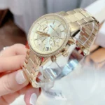 Michael Kors Women's Ritz Watch MK6597, Dazzling All-Gold. - Image 9