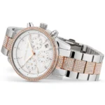 Michael Kors Women's Ritz Watch MK6651, Chic Two-Tone Silver. - Image 9