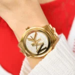 Michael Kors Women's Runway Watch MK6714, Dazzling Silver Dial. - Image 6