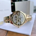 Michael Kors Women's Runway Watch MK6714, Dazzling Silver Dial. - Image 7