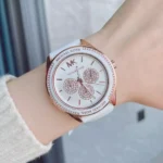 Michael Kors Women's Jessa Watch MK6945, Chic All-White. - Image 4