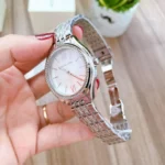 Michael Kors Women's Mindy Watch MK7075, Dazzling All-Silver. - Image 7