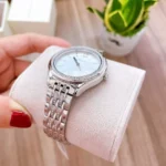Michael Kors Women's Mindy Watch MK7075, Dazzling All-Silver. - Image 8