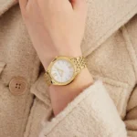 Michael Kors Women's Mindy Watch MK7078, Dazzling All-Gold. - Image 7