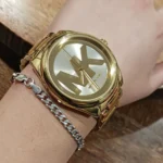 ⁦ساعة مايكل كورس حريمي MK7086 "جانيل"بلون ذهبي فاخر.⁩ - الصورة ⁦3⁩