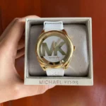 ⁦ساعة مايكل كورس حريمي MK7141 "جانيل"بلون أبيض.⁩ - الصورة ⁦10⁩