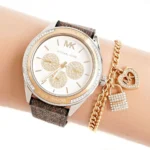 Michael Kors Women's Jessa Watch MK7205, Chic Silver Dial . - Image 5