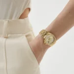 Michael Kors Women's Lennox Watch MK7229, Bold All-Gold. - Image 6