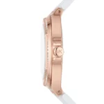 Michael Kors Women's Camille Watch MK7248, Crisp All-White. - Image 3