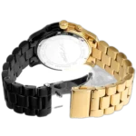 Michael Kors Women's Runway Watch MK7328, Edgy Black & Gold. - Image 8