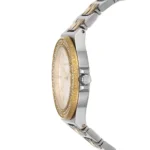 Michael Kors Women's Lennox Watch MK7338, Bold Two-Tone Silver & Gold. - Image 2