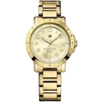 Tommy Hilfiger Liv 1781395 women's watch, all-gold stainless steel case, gold dial, gold steel bracelet.