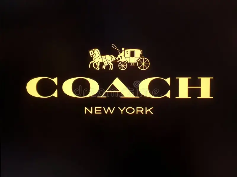 Coach is an American fashion house logo