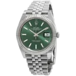 Rolex Datejust for Men - 126234 with Green Dial - Image 3
