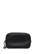 Armani Exchange Handbag: Print Logo Genuine Leather - Black. - Image 3