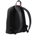 Tommy Hilfiger Backpack:  Genuine Leather- Black. - Image 3