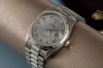 Rolex Day-Date Watch - Silver Dial. - Image 2