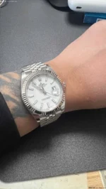 Rolex Datejust Watch - White Dial. - Image 6