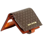 Michael Kors Wallet: Women’s beige and brown genuine leather Jet Set wallet with MK monogram and gold-tone hardware.