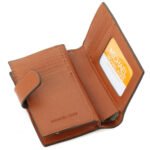 Michael Kors Wallet: Genuine Leather Wallet - Beige & Brown Monogram. - Image 7