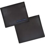 ⁦محفظة رجالي جلد طبيعي ثنائي الطي من تومي هيلفيجر.⁩ - الصورة ⁦4⁩