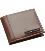 ⁦محفظة رجالي جلد طبيعي ثنائي الطي من تومي هيلفيجر.⁩ - الصورة ⁦2⁩