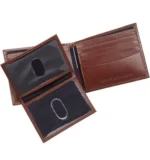 ⁦محفظة رجالي جلد طبيعي ثنائي الطي من تومي هيلفيجر.⁩ - الصورة ⁦3⁩