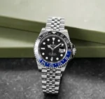 Rolex GMT-Master II Watch - Black Dial - Silver Stainless Steel - Image 11