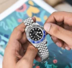 Rolex GMT-Master II Watch - Black Dial - Silver Stainless Steel - Image 6