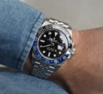 Rolex GMT-Master II Watch - Black Dial - Silver Stainless Steel - Image 3