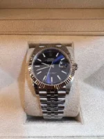 Rolex Datejust Watch - Deep Blue Dial. - Image 5