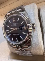Rolex Datejust Watch - Deep Blue Dial. - Image 3