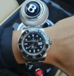 Rolex Sea-Dweller Watch -Black Dial - Silver Steel. - Image 7